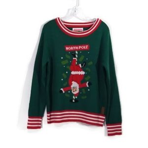 Tipsy Elves Ugly Christmas sweater dancer Santa